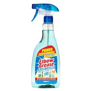 Glass Cleaner with Vinegar (Elbow Grease) - 500ml Removes grease, grime, and fingerprints from everyday surfaces quickly and easily. Windows, mirrors, and other glass surfaces can all benefit from this product. With vinegar sparkling cleaning power A...