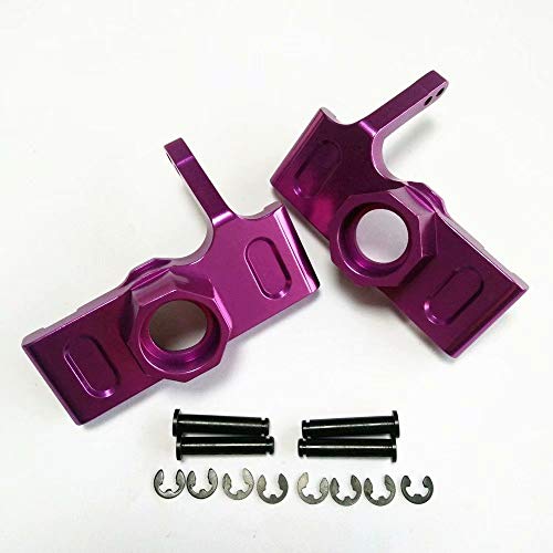 Front Axle Carriers Knuckle Arm for HPI Savage X XL 21 25 SS 4.6 5.9 Flux 85048 2pcs Aluminum Purple