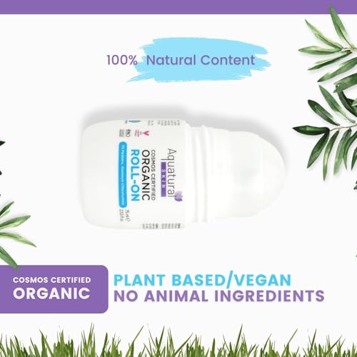 Image of Organic Deodorant Roll On, Almond Blossom, 2.53 Fl Oz | Women & Men, Natural Formula, Sensitive Skin, Long-Lasting Odor Protection