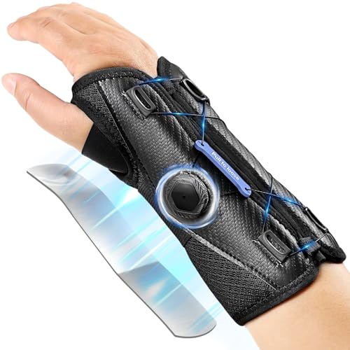 NEENCA �荪�ǎ��u���[�X ��ԃT�|�[�g�p �m�u���߉\�ȃn���h�u���[�X �F�� �֐߉� �֐߉� �P�� ���X�v�����g�T�|�[�g ���t�� �j�����p (�E��AL) (�u���b�N�A�~�f�B�A���A�E����)
