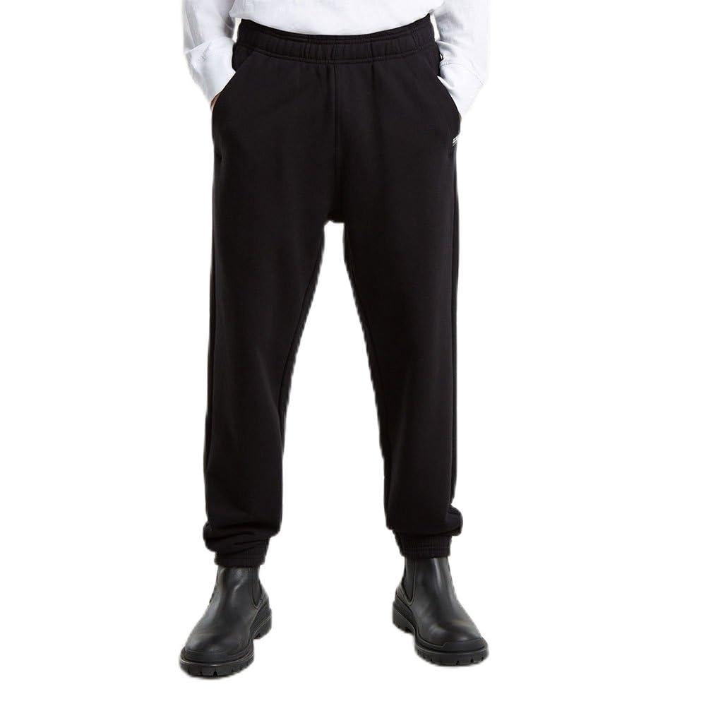 G-Star RAW Mens Unisex Essential Loose Tapered Jogging Bottoms Sweatpants Black Dk Black D24768-d395-6484 X-Small
