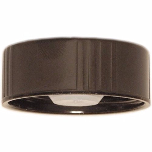 Home Brew Ohio - Tapón de rosca con sello de polietileno (28 mm), color negro Cover