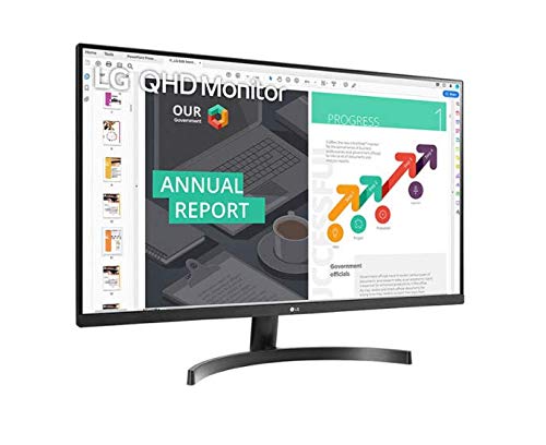 LG 32QN600-B 31.5 inch Monitor - QHD 2560x1440, IPS, 75Hz, 5ms