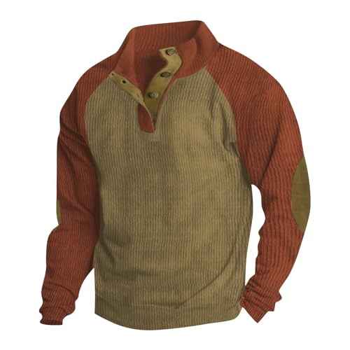 MGWTFZDL Mens Hoodies Pullover Quarter Zip Pullover Men Waffle Shirts for Men Men's Sweaters Woobie Hoodie Zara Man Clothes 108