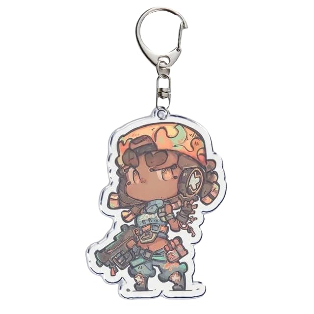 CKHOF Valorant Games merch toy role Models Keychain, Raze, S