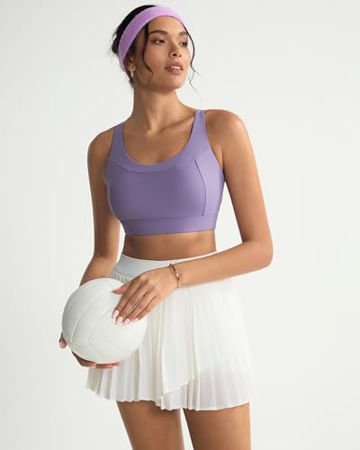 Image of RUNNING GIRL High Impact Sports Bras for Women, High Support Running Adjustable Workout Sports Bras with Sewn in Pads