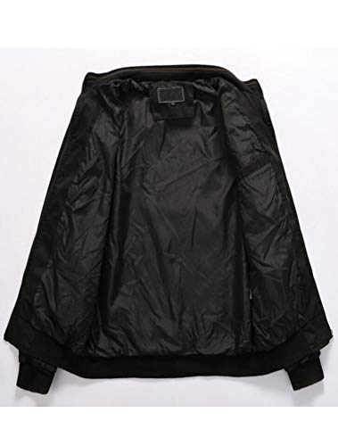 Ftcayanz Men's Flight Bomber Jacket Cotton Lightweight Softshell Windbreaker Zip Coat Outwear Army Green X-Large #TOP2