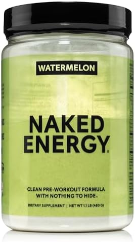 NAKED Watermelon Energy - Clean Pre Workout Supplement for Men an...