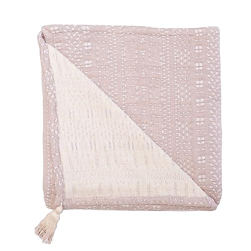 Image of Crane Baby Bohemian Dream Blanket, Soft Cotton Nursery and Stroller Blanket, 100% Cotton, 36 inch x 36 inch