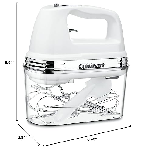 Cuisinart Hm-90S Power Advantage Plus 9-Speed Handheld Mixer With Storage Case, White #TOP6