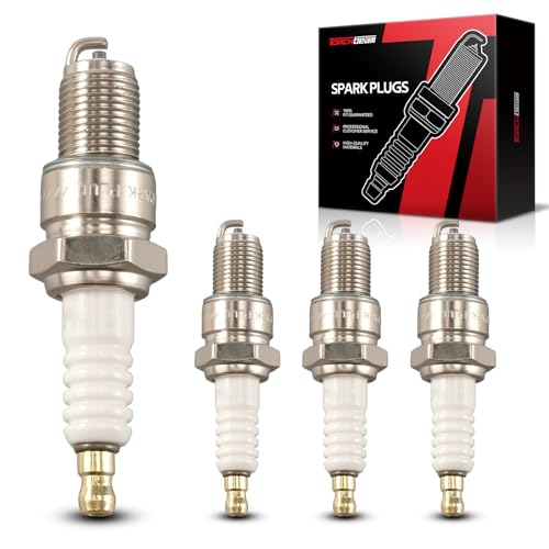 Torchbeam BPR5ES Automotive Replacement Nickel Spark Plug 4 Pack Fit for Toyota Pickup 4Runner Suzuki Samurai Nissan D21 720 Mercedes-Benz 560SL 380SL Toyota Land Cruiser Geo Tracker Mazda B2200