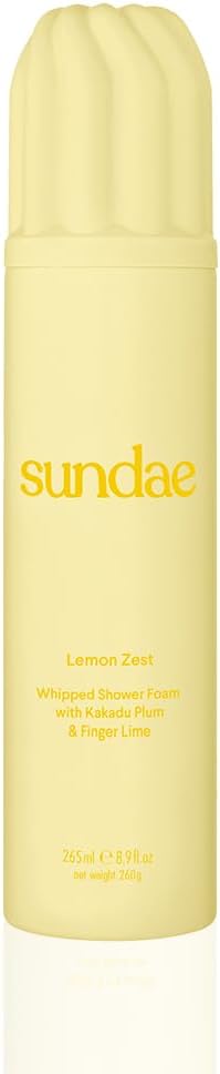 Whipped Shower Foam Lemon Zest Foaming Body Wash with Kakadu Plum & Finger Lime 8.9 fl oz, 265ml