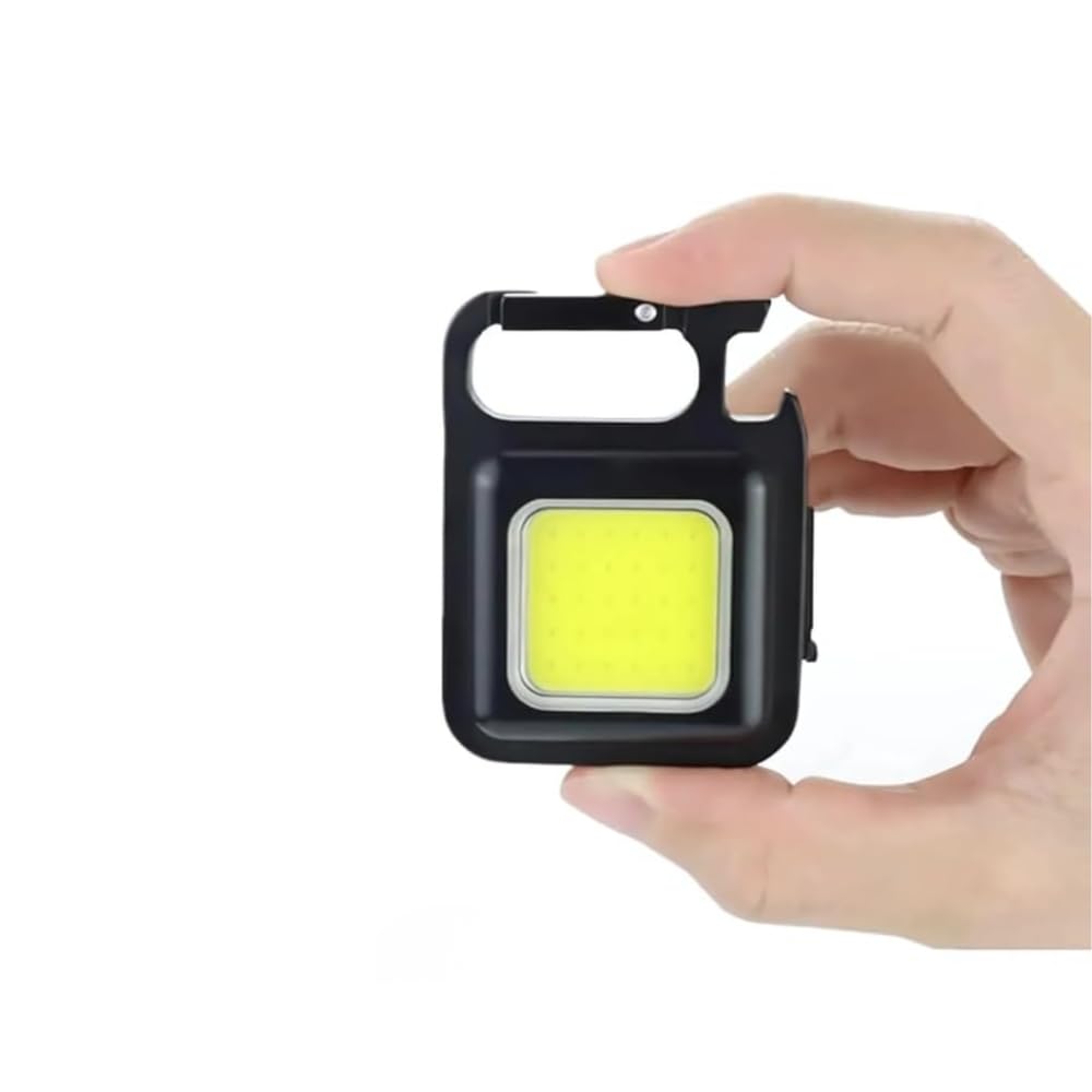 Drumstone (𝐒𝐩𝐞𝐜𝐢𝐚𝐥 𝟏𝟓 𝐘𝐞𝐚𝐫𝐬 𝐖𝐚𝐫𝐫𝐚𝐧𝐭𝐲) Mini COB Keychain Flashlight | 800 Lumens LED Torch with Bottle Opener, Magnetic Base & Foldable Stand | USB Rechargeable, Water-Resistant-image-10