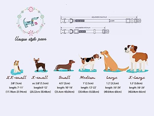 Unique Style Paws Dog Collar Metal Buckle Collar Gift For Small Medium Large Boys Girls Dogs thumb #5
