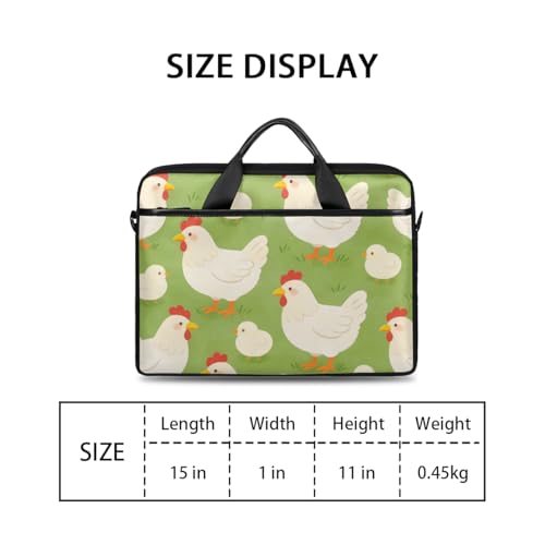 Bolsa maletín para laptop unisex 14-15 pulgadas miniatura 2