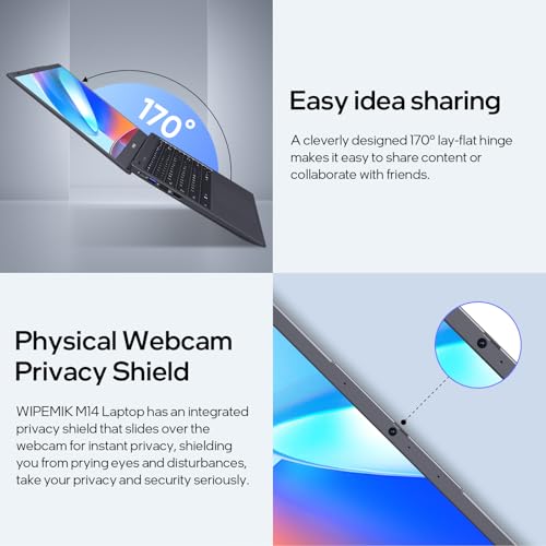 2025 14" Laptop, 8GB RAM, 128GB SSD | Quad-Core N5095 Processor, HD Display, Support WiFi 5, Bluetooth 5.0, USB 3.0, Webcam, Pre-Installed Office Pro Plus 2024 - Image 6