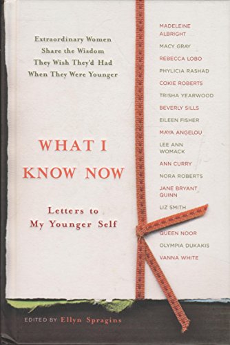 What I Know Now: Letters to My Younger Self 1595301801 Book Cover
