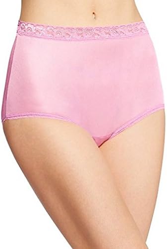 Hanes Women's Nylon Brief Panties 6-Pack