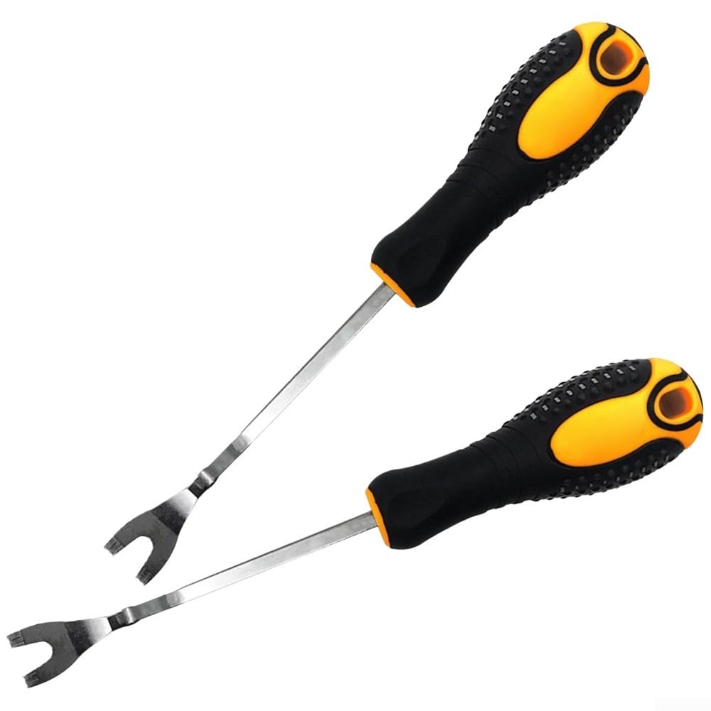 Cacciavite A Clip Per Auto Da 10,2 Cm, Manico Ergonomico Antiscivolo E Supporto Interno Per Stabilità, Perfetto Per Rimuovere Pannelli Porte E Finiture