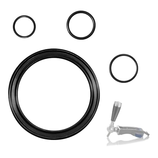 Joint torique pour Perfect Draft - Kit de joints pour tireuse a biere Perfectdraft Philips de remplacement compatibles avec Philips Perfect Draft HD3600, HD3610, HD3620, HD3720, Sûr et durable (4 PCS)