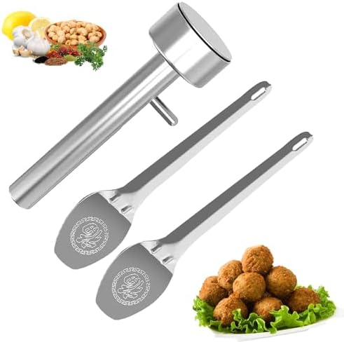 Amazon.com: Falafel Scoop With Spatula(2pcs), Stainless Steel ...
