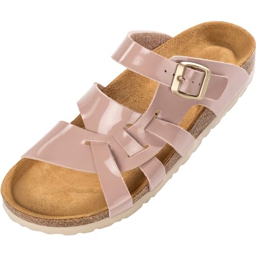 Palado Pantoletten Damen Kreta - elegante Sandalen Made in Spain - bequeme...