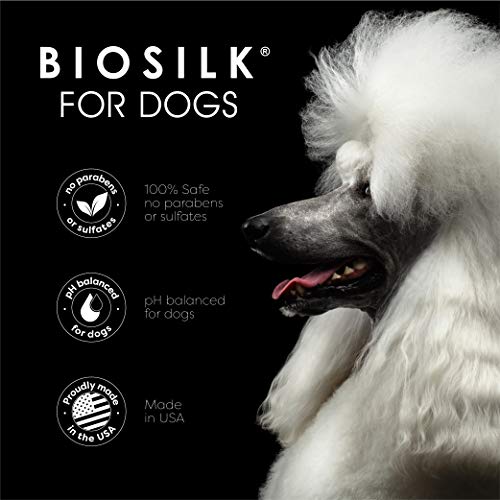 Biosilk For Dogs Silk Therapy Conditioner With Natural Coconut Oil | Coconut Oil Dog Conditioner From Biosilk For Dogs | Pet Conditioner For Dogs, 12 Ounces #TOP6