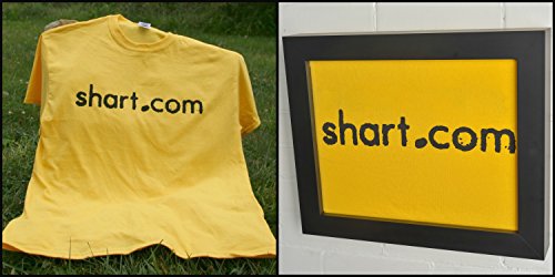 Shart Premium Square Black T Shirt Frame Display Case 11" X 14”-Display Your Favorite Tees In 60 Seconds, Patented Foam Insert, Acrylic Glass, Ready To Hang Horizontally/Vertically, Wall Art Décor #TOP3
