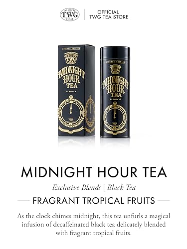 Image of TWG Tea | Midnight Hour Tea | Black Tea | Lemongrass & Tropical Fruits | Haute Couture Tin, 100g | Gift Set