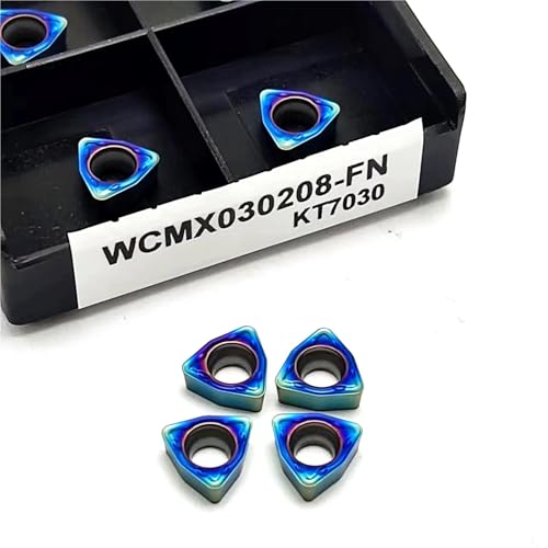 Herramientas de torno 10 piezas WCMX030208 insertos de carburo miniatura 6
