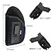 POYOLEE Concealed Carry Holster w/Laser Light Gun Holsters for Men Women Universal IWB Pistol Holster Fit Most Handgun with Laser Flashlight (Black01, Right-Handed Draw (IWB))