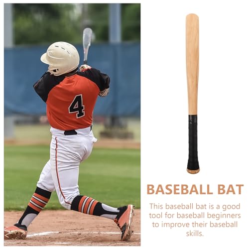 MUSISALY Solid Wood Baseball Bat Baseball Bat Wood Practical Baseball Bat Handheld Baseball Stick Bat for Baseball Handheld Baseball Bat Retro Baseball Bat Training Baseball Bat Wooden Bat