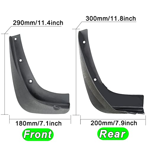 Guardabarros para Nissan Note E11 con protección total contra salpicaduras 4