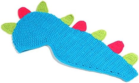 Aniya Crochet Cap Baby Hat,Cute Dinosaur hat, Photo Costume Hats Cloth for New Born Blue