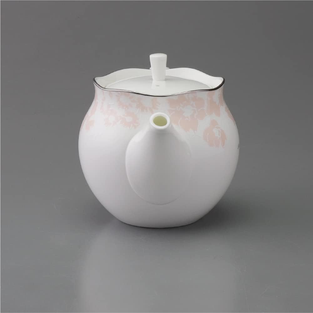 Narumi 52425-4648 Jill Stuart Tea Pot, Pink Flowers, 16.9 fl oz (500 cc)