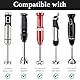 Linkidea Handmixer-Aufbewahrungstasche, 2 Schichten, Immersion Blender, Handheld Organizer, tragbare Hand-Aufbewahrungstasche mit Handschlaufe, kompatibel mit Basics 500, MQ505, KHBV53 Modell