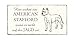 Produktbild TÜRSCHILD Dekoschild « AMERICAN STAFFORD » Vintage Holzschild Schild Haustier Hund