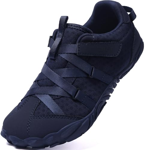 Image of UBFEN Kids Barefoot Shoes Zero Drop Wide Toe Box Sneakers for Boys Girls | Hook&Loop, Lightweight, Breathable, Suitable for Hiking, Walking, Tennis, Running, Daily Wear, Toddler, Little Kid, Big Kid