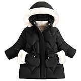 Design Polyvalent 2 en 1: cette veste matelassée d'hiver pour fille est dotée d'une capuche en fourrure amovible et de gants assortis amovibles, offrant deux looks élégants en un ! La ceinture ajustable à la taille crée une silhouette élancée tout en protégeant du froid.