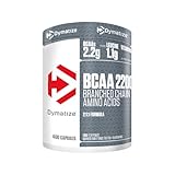 Dymatize BCAA 2200 Caps 400er - Aminoacidi essenziali: leucina, isoleucina, valina