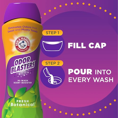 ARM & HAMMER Odor Blasters In-Wash Scent Booster, Fresh Botanical, 24 Oz - image 6