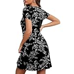 HOTGIFT-2023-Womens-Summer-Short-Sleeve-Dresses-Casual-Loose-Crewneck-Dress-Swing-Comfy-Beach-Sundress-with-Pockets