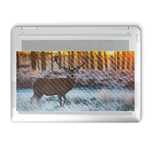 Image of MightySkins Carbon Fiber Skin Compatible with HP Spectre x360 14 inch (2022) Full Wrap Kit - Buck | Protective, Durable Textured Carbon Fiber Finish | Easy to Apply | Made in The USA