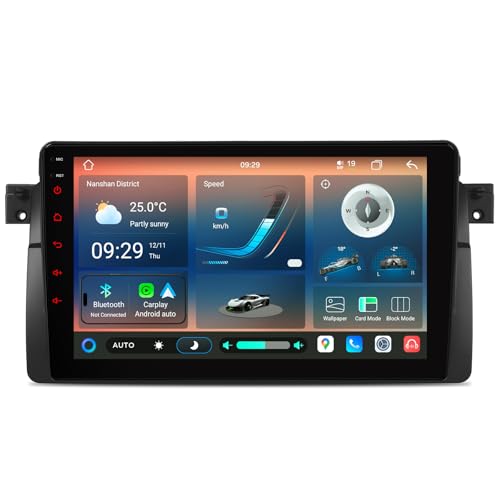 XTRONS Android 14 Car Stereo for BMW E46 Rover 75 MG ZT, 9