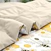 Pamnest Comforter Set Full Size, Bees Honey Flower 7 Pcs Bedding for Kids and Adults, Spring Floral Summer Bed Sheet Sets with Fitted Sheet 2 Pillowcases & 2 Shams for Bedroom Bed Decor #4