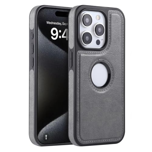 Coque iPhone 14 Pro Max gris pour charger sans fil au bureau et en voyage