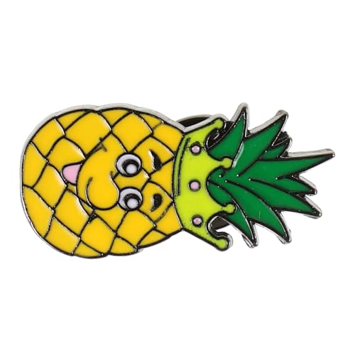 Pin de naranja que no se cae para mochilas y chaquetas vaqueras
