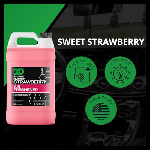 Image of 3D Water Based Odor Eliminator | Made in USA | All Natural | No Harmful Chemicals | Air Freshener (Sweet Strawberry Scent)