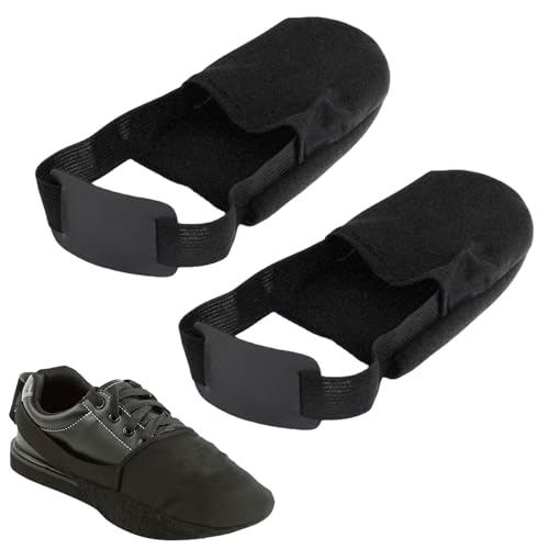 Bowling Shoe Slide Cover, Bowling Shoe Covers, Adjustable Sole Slide Covers 1 Size Fits Most Men Women Elastic Band Creates Size Adaptations Perfect Bowler Accessories