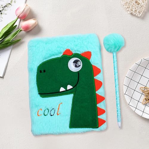 Bloc-notes peluche dinosaure vert le cadeau d'anniversaire idéal - 5